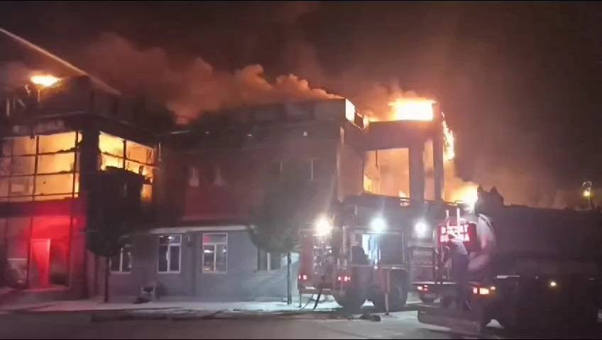 Sakarya’da kozmetik fabrikasında yangın - Resim: 2